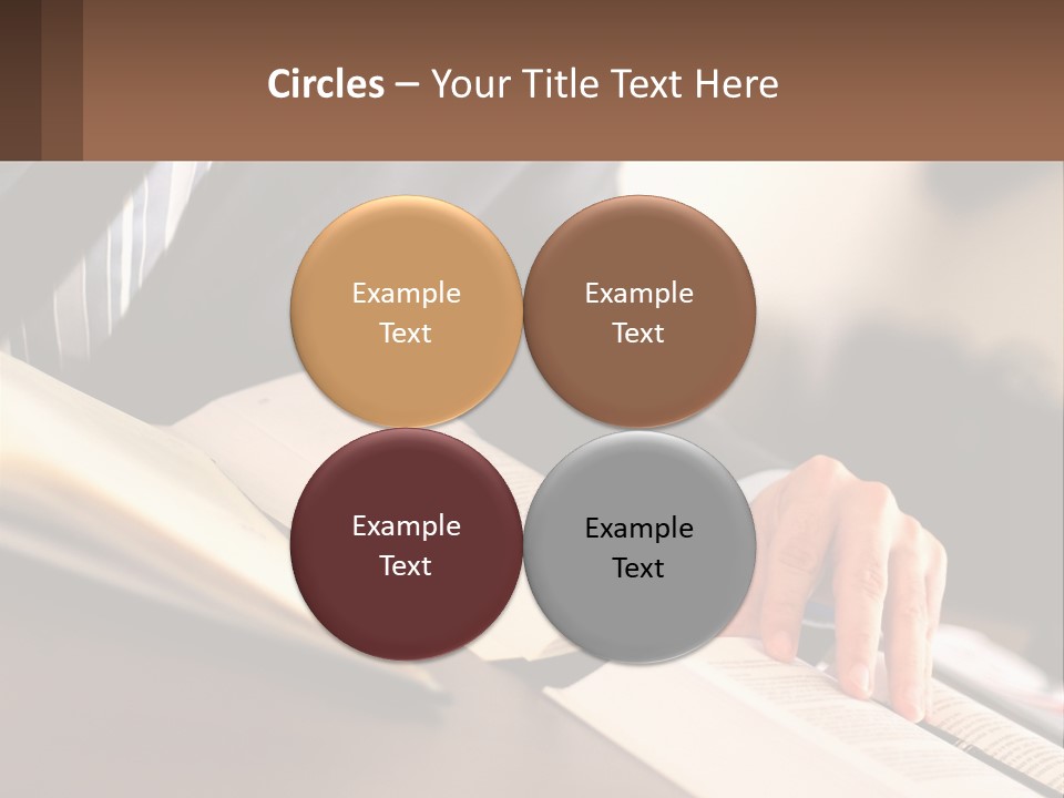 A Man In A Suit Is Typing On A Computer PowerPoint Template