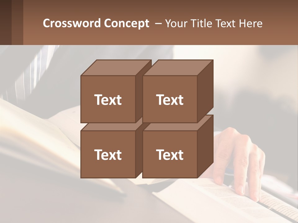 A Man In A Suit Is Typing On A Computer PowerPoint Template