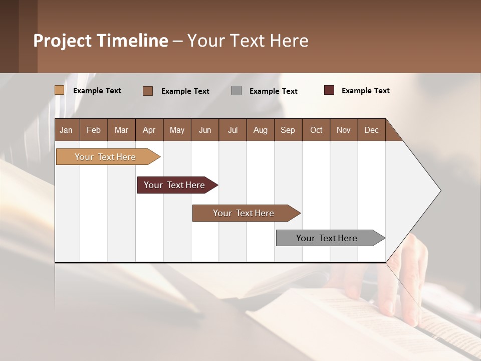 A Man In A Suit Is Typing On A Computer PowerPoint Template