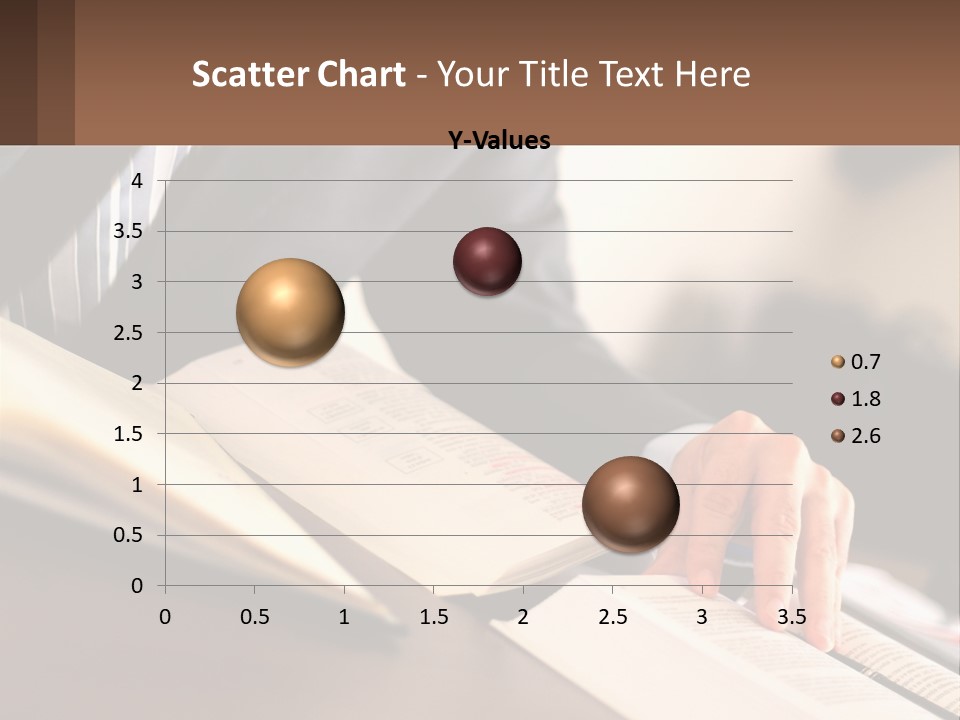 A Man In A Suit Is Typing On A Computer PowerPoint Template