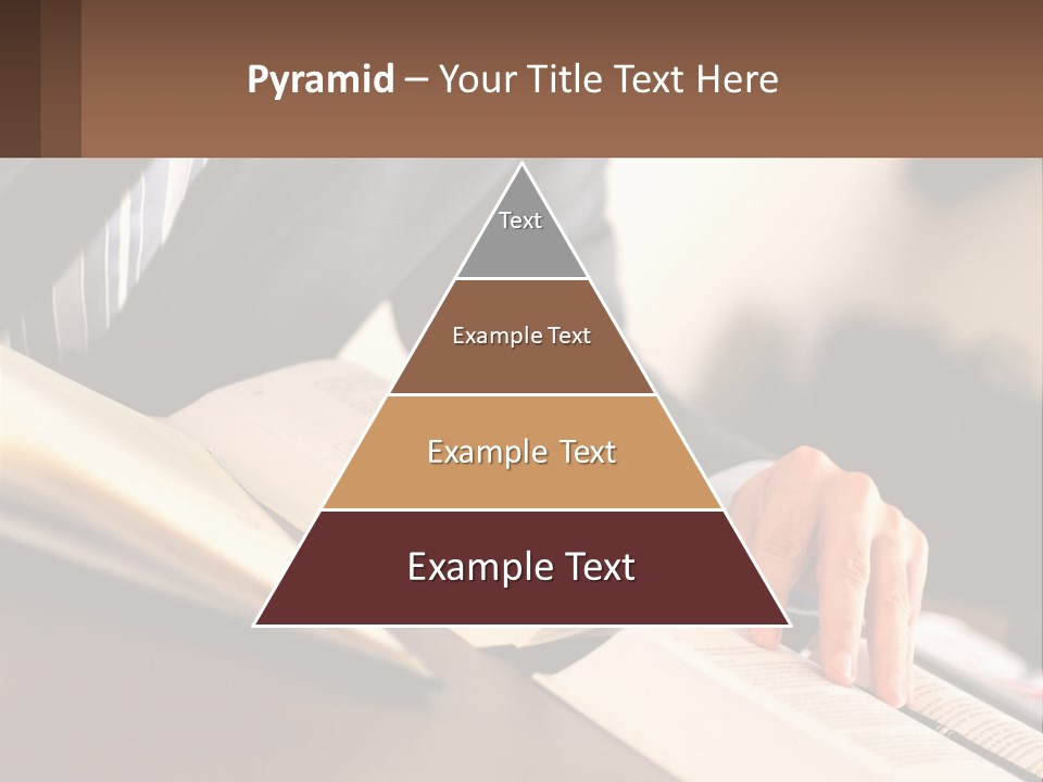 A Man In A Suit Is Typing On A Computer PowerPoint Template