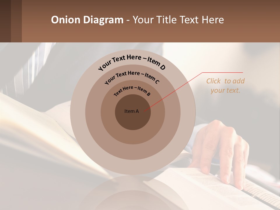 A Man In A Suit Is Typing On A Computer PowerPoint Template