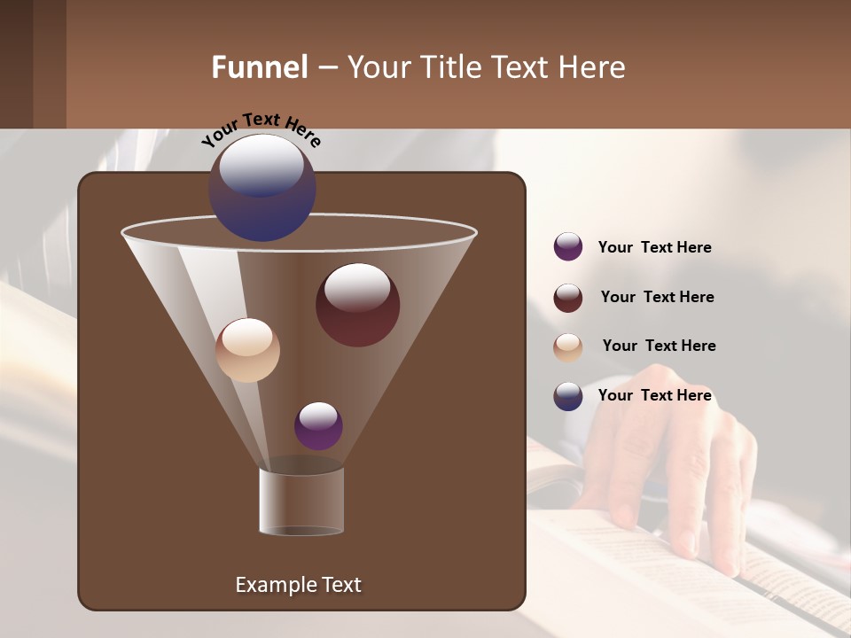 A Man In A Suit Is Typing On A Computer PowerPoint Template