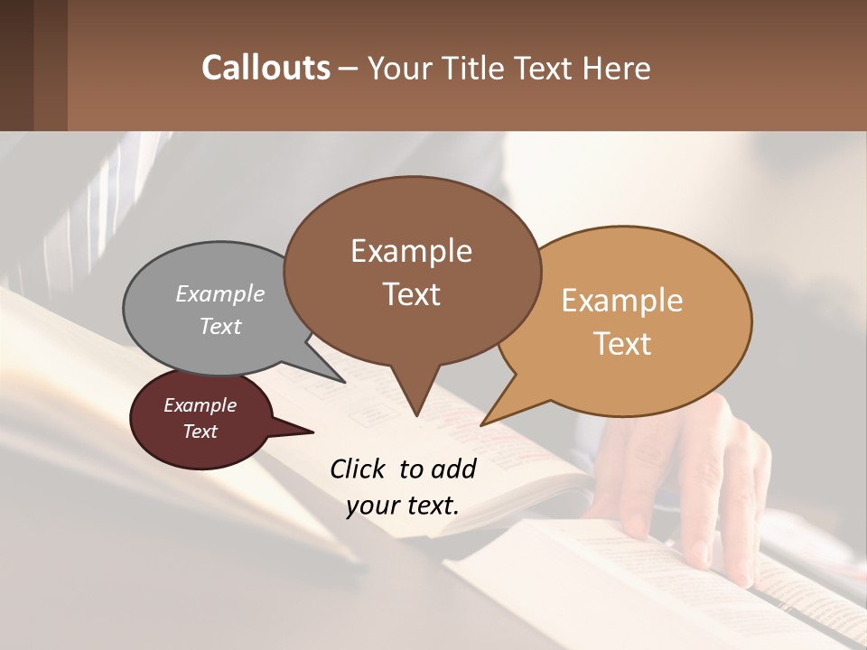 A Man In A Suit Is Typing On A Computer PowerPoint Template