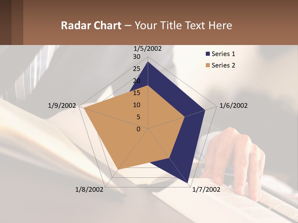 A Man In A Suit Is Typing On A Computer PowerPoint Template