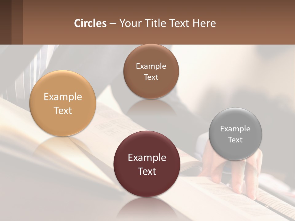 A Man In A Suit Is Typing On A Computer PowerPoint Template