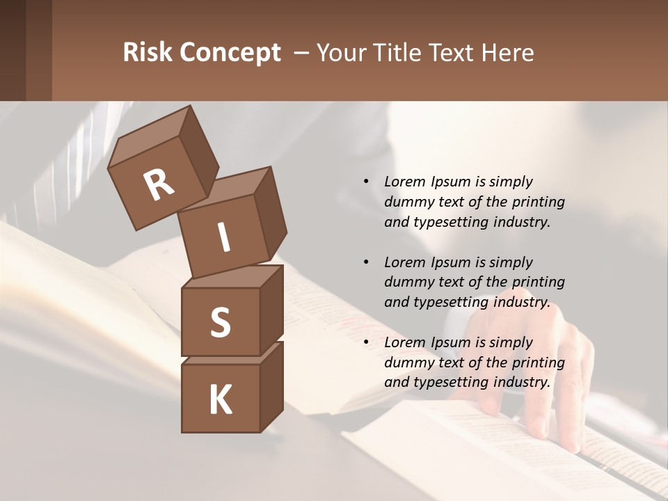 A Man In A Suit Is Typing On A Computer PowerPoint Template