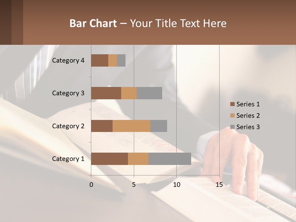 A Man In A Suit Is Typing On A Computer PowerPoint Template