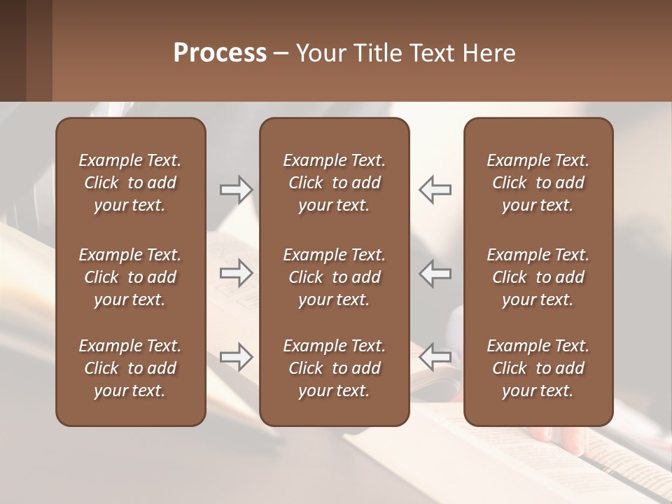 A Man In A Suit Is Typing On A Computer PowerPoint Template