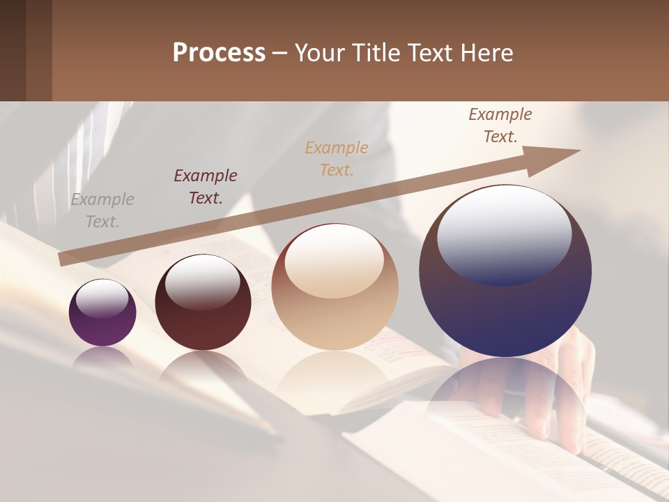 A Man In A Suit Is Typing On A Computer PowerPoint Template