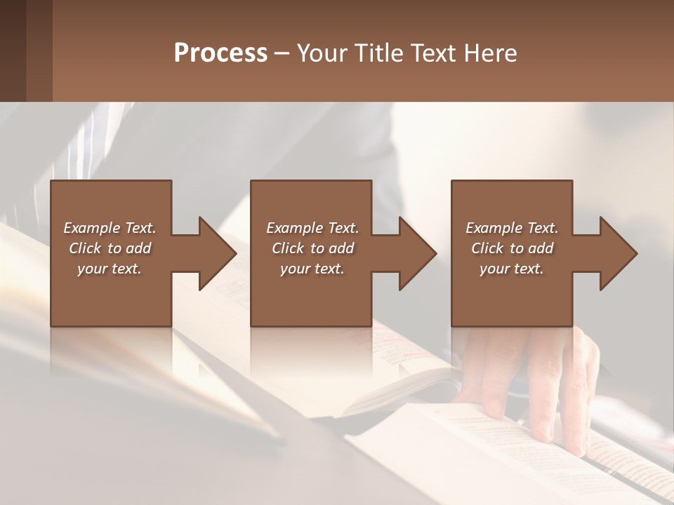 A Man In A Suit Is Typing On A Computer PowerPoint Template