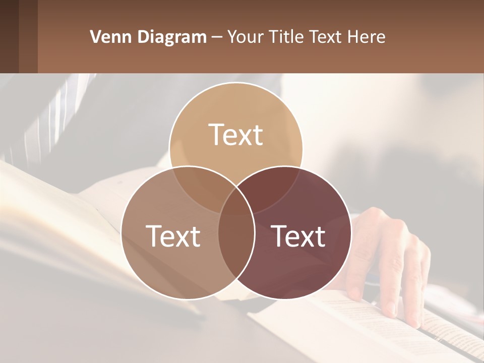 A Man In A Suit Is Typing On A Computer PowerPoint Template