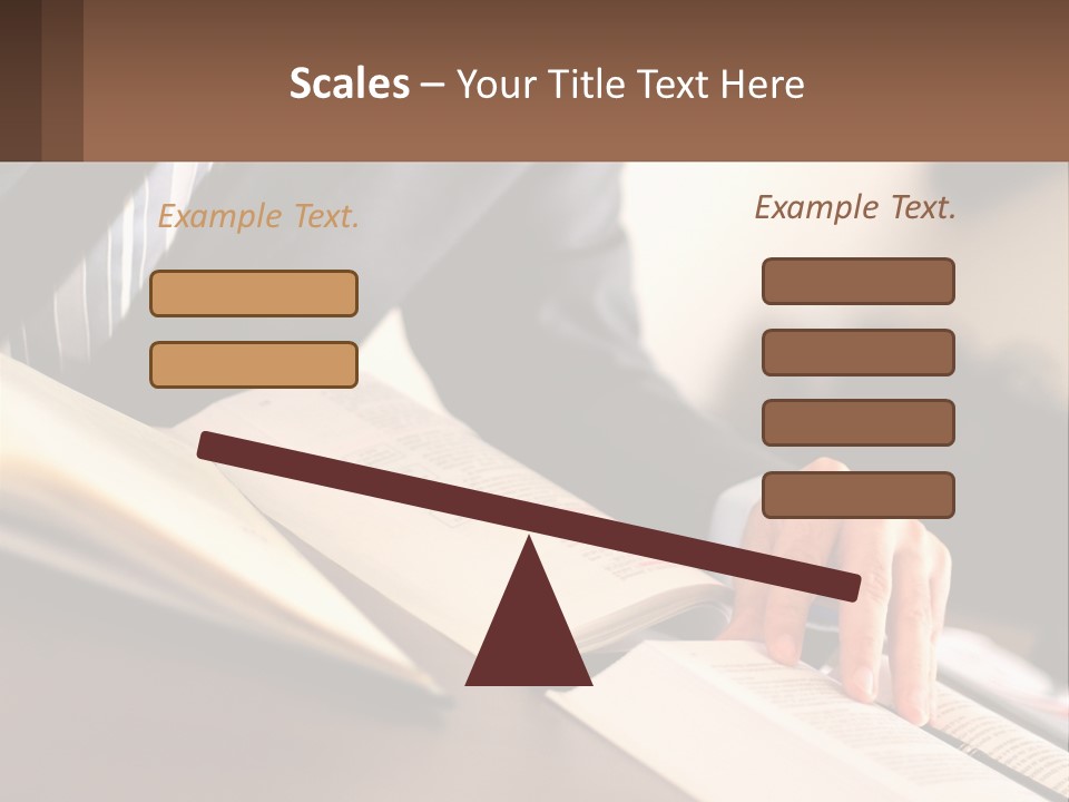 A Man In A Suit Is Typing On A Computer PowerPoint Template