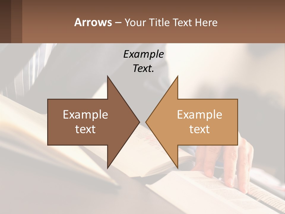 A Man In A Suit Is Typing On A Computer PowerPoint Template