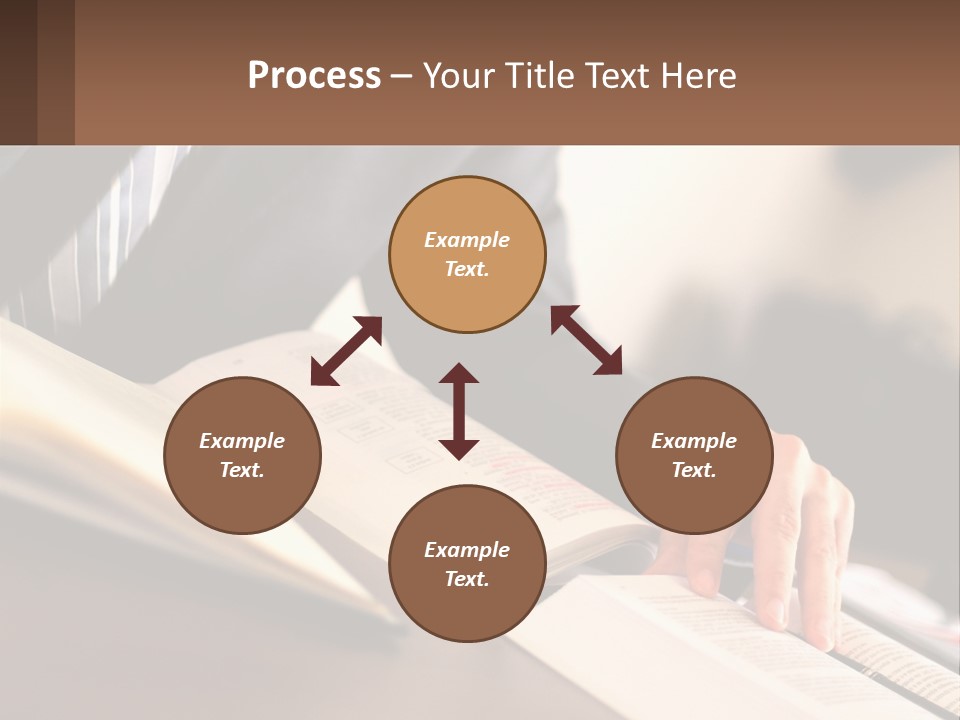 A Man In A Suit Is Typing On A Computer PowerPoint Template