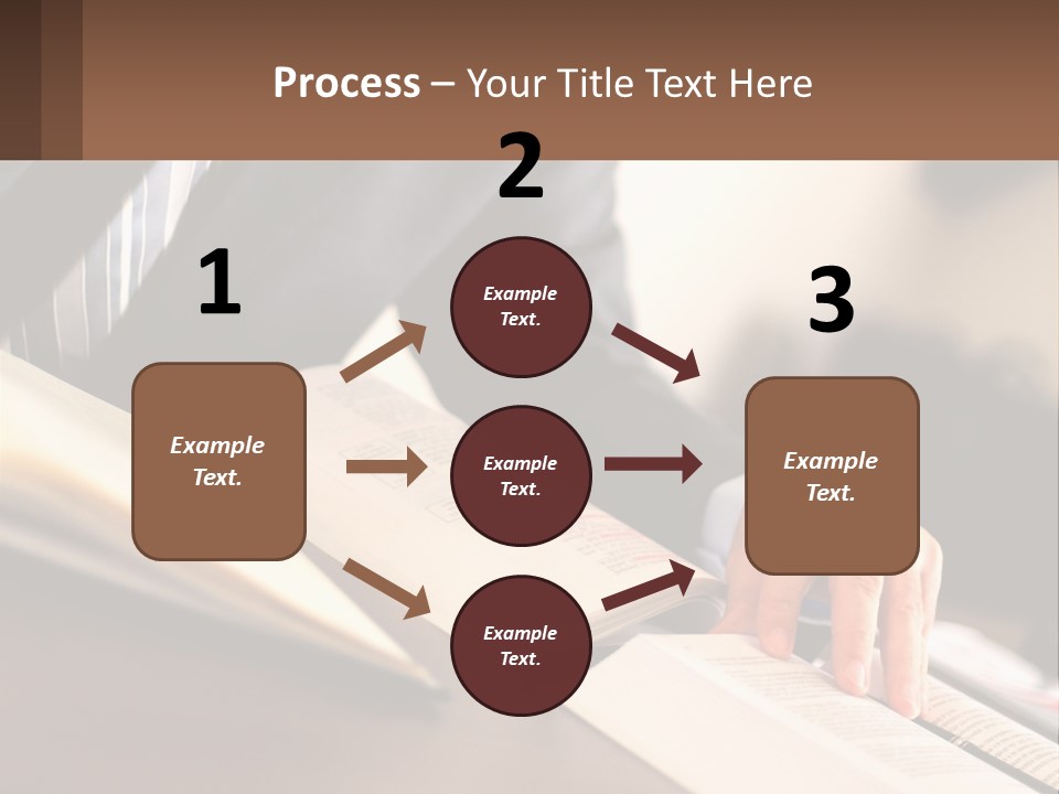 A Man In A Suit Is Typing On A Computer PowerPoint Template