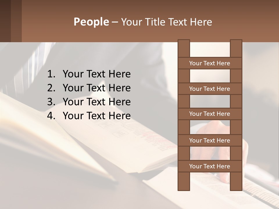 A Man In A Suit Is Typing On A Computer PowerPoint Template