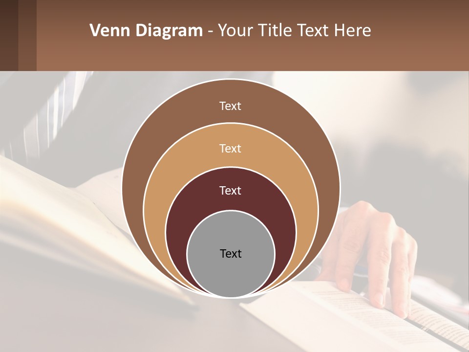 A Man In A Suit Is Typing On A Computer PowerPoint Template