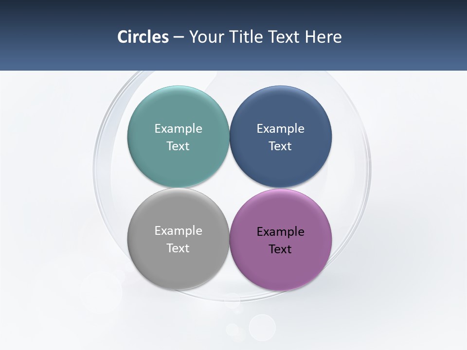 A Glass Ball With A Name Tag On It PowerPoint Template