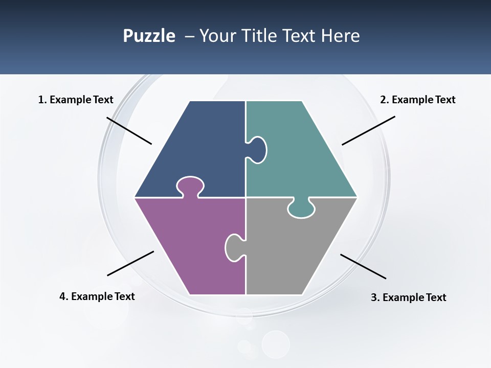 A Glass Ball With A Name Tag On It PowerPoint Template