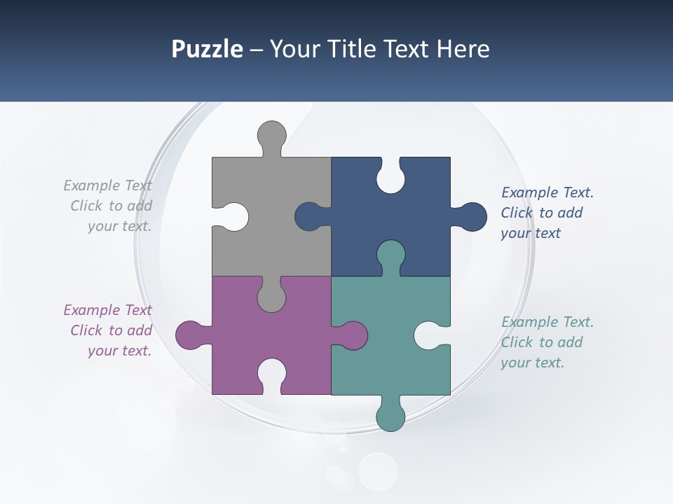 A Glass Ball With A Name Tag On It PowerPoint Template