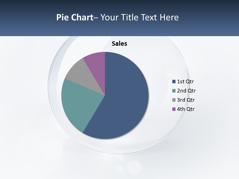 A Glass Ball With A Name Tag On It PowerPoint Template