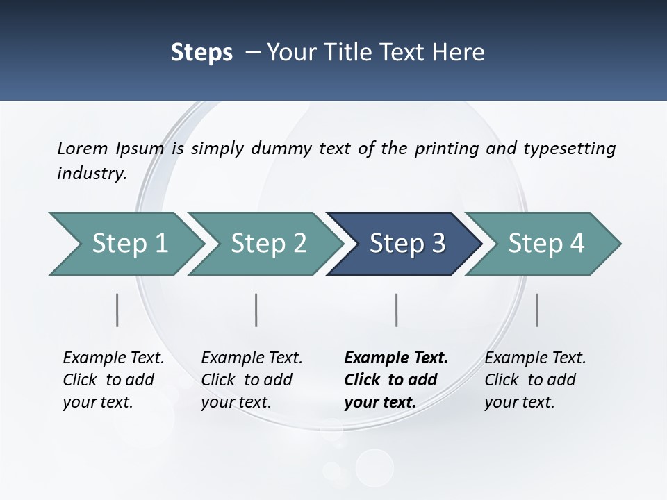 A Glass Ball With A Name Tag On It PowerPoint Template
