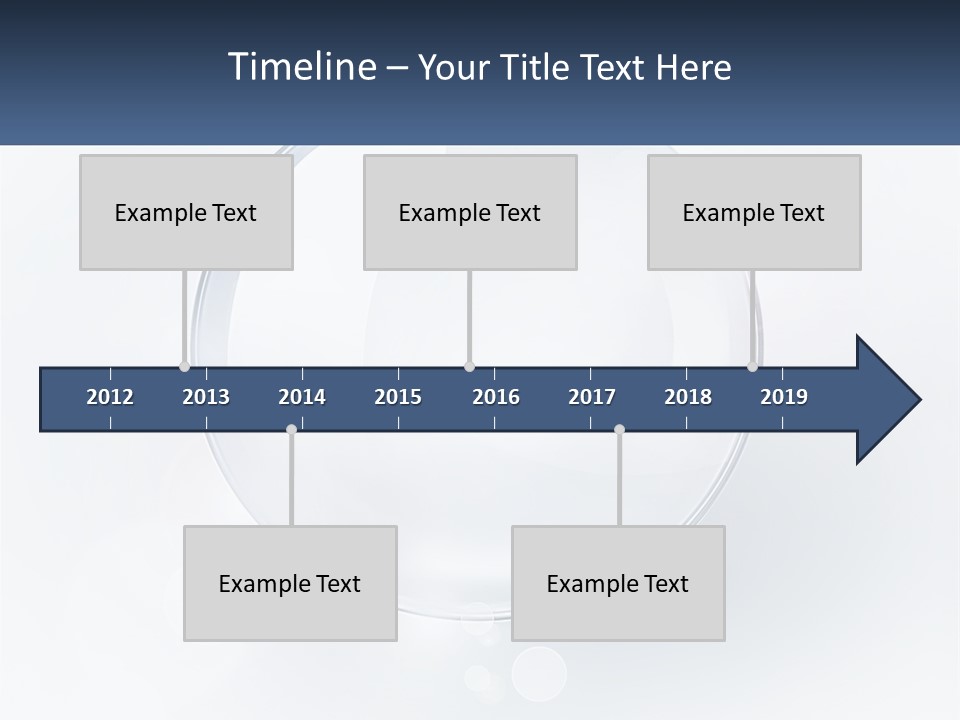 A Glass Ball With A Name Tag On It PowerPoint Template