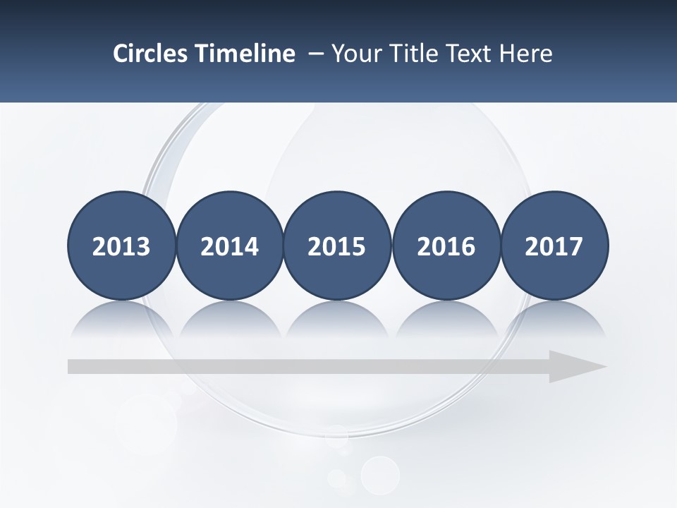 A Glass Ball With A Name Tag On It PowerPoint Template