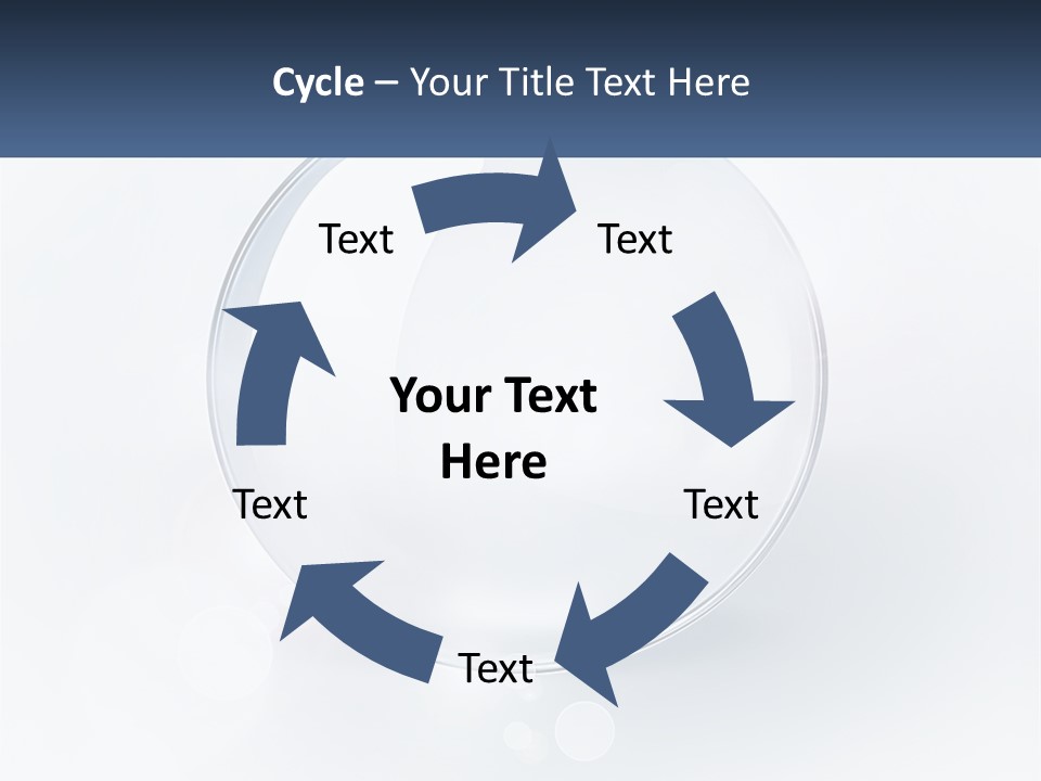 A Glass Ball With A Name Tag On It PowerPoint Template