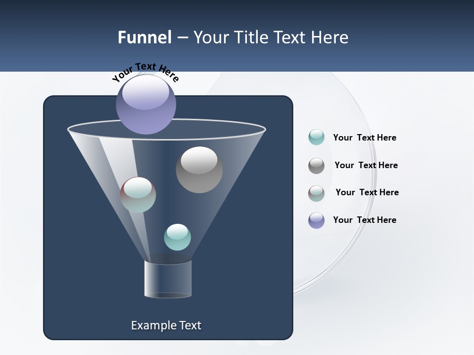A Glass Ball With A Name Tag On It PowerPoint Template