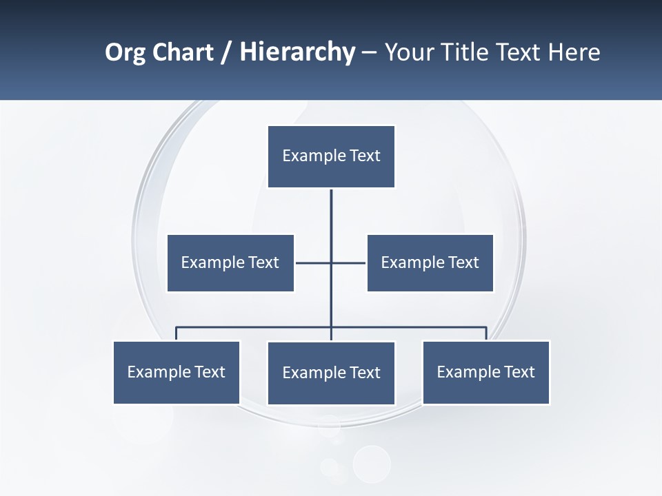 A Glass Ball With A Name Tag On It PowerPoint Template