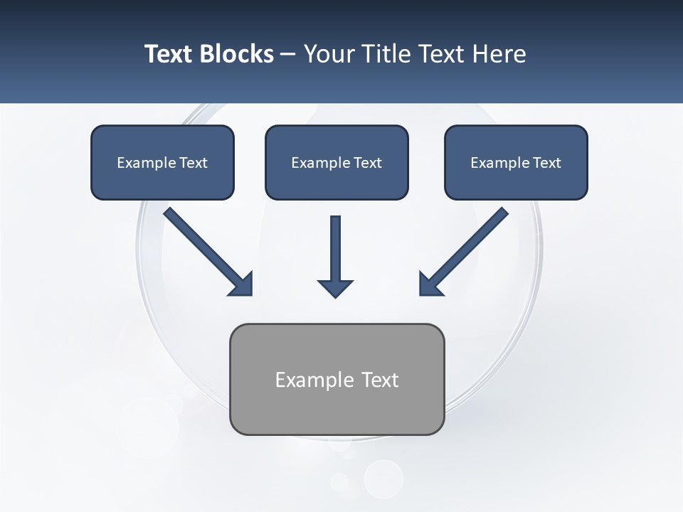 A Glass Ball With A Name Tag On It PowerPoint Template