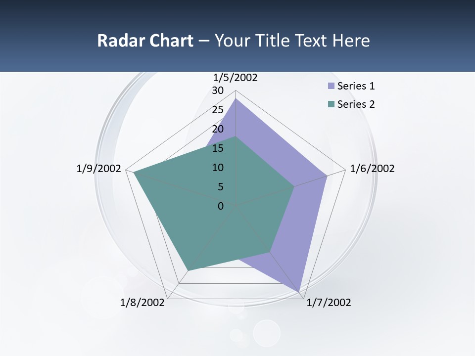 A Glass Ball With A Name Tag On It PowerPoint Template
