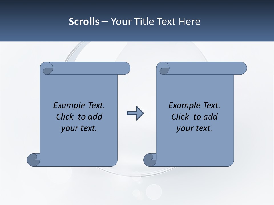 A Glass Ball With A Name Tag On It PowerPoint Template