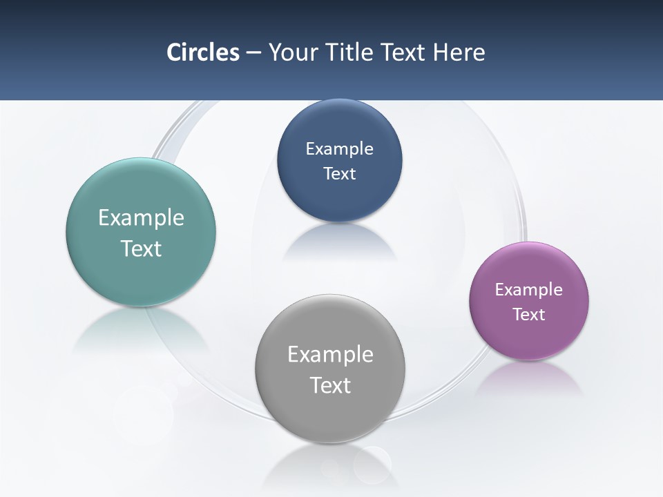 A Glass Ball With A Name Tag On It PowerPoint Template