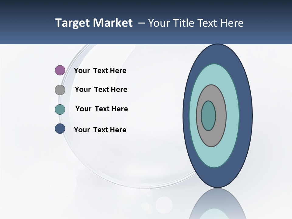 A Glass Ball With A Name Tag On It PowerPoint Template