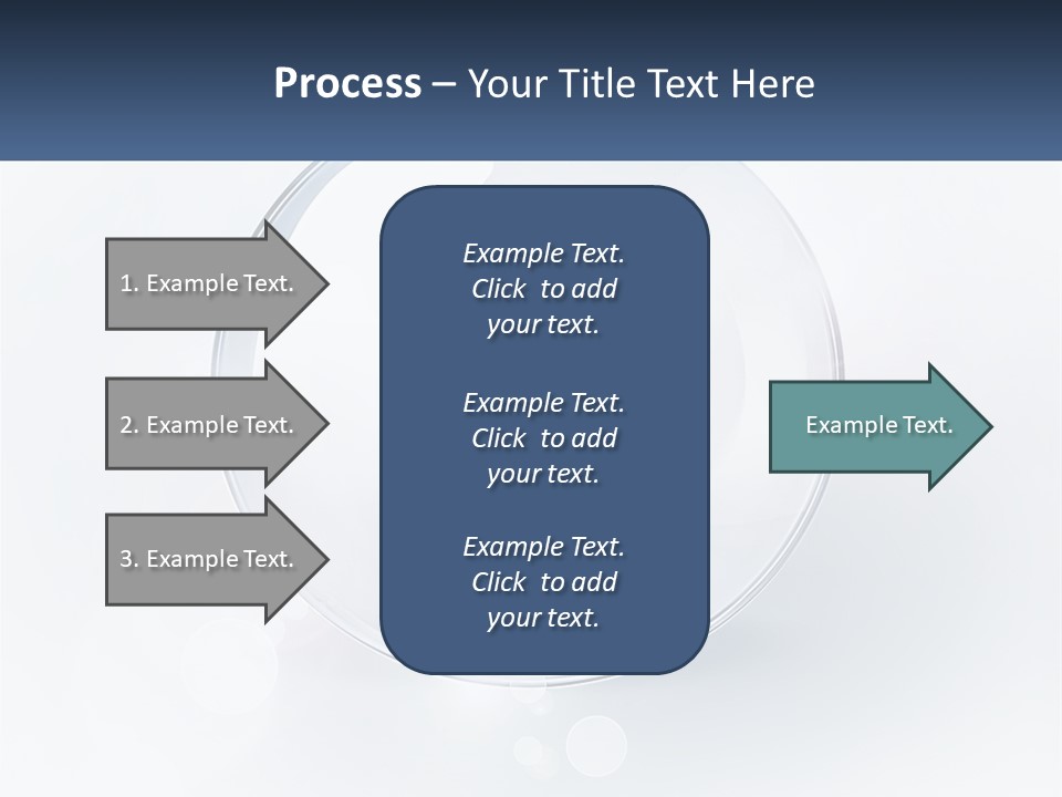 A Glass Ball With A Name Tag On It PowerPoint Template