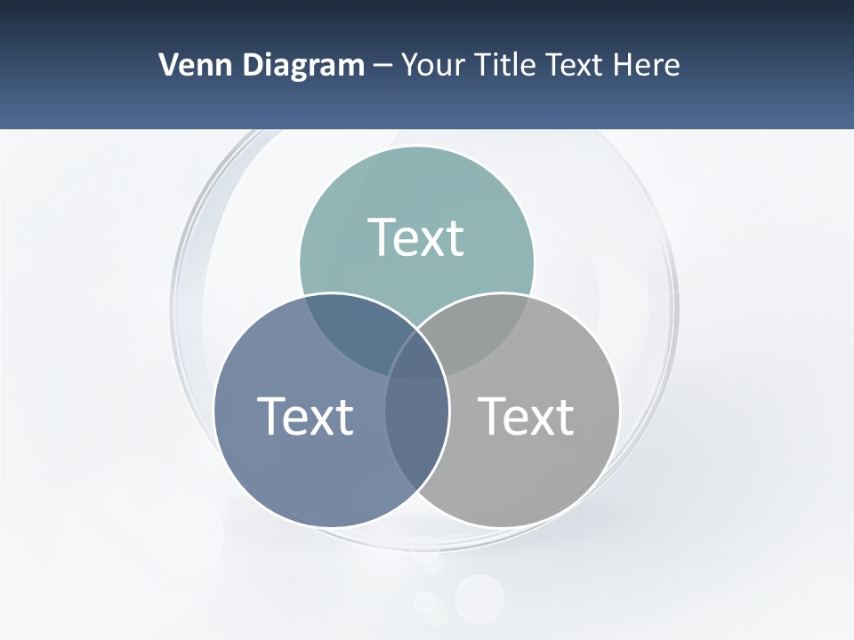 A Glass Ball With A Name Tag On It PowerPoint Template