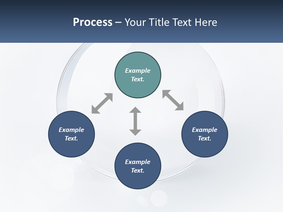 A Glass Ball With A Name Tag On It PowerPoint Template