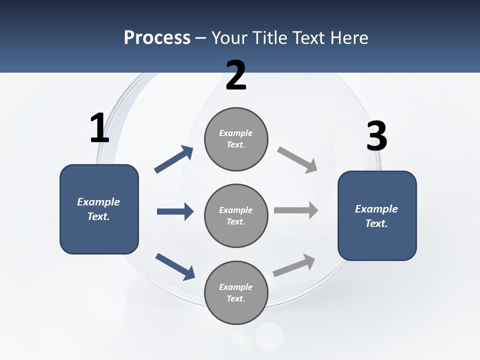 A Glass Ball With A Name Tag On It PowerPoint Template