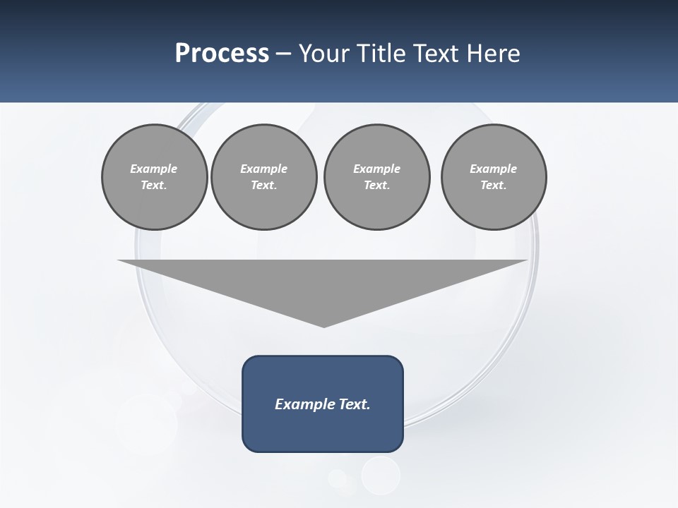 A Glass Ball With A Name Tag On It PowerPoint Template