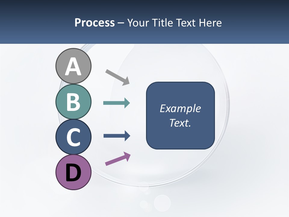 A Glass Ball With A Name Tag On It PowerPoint Template
