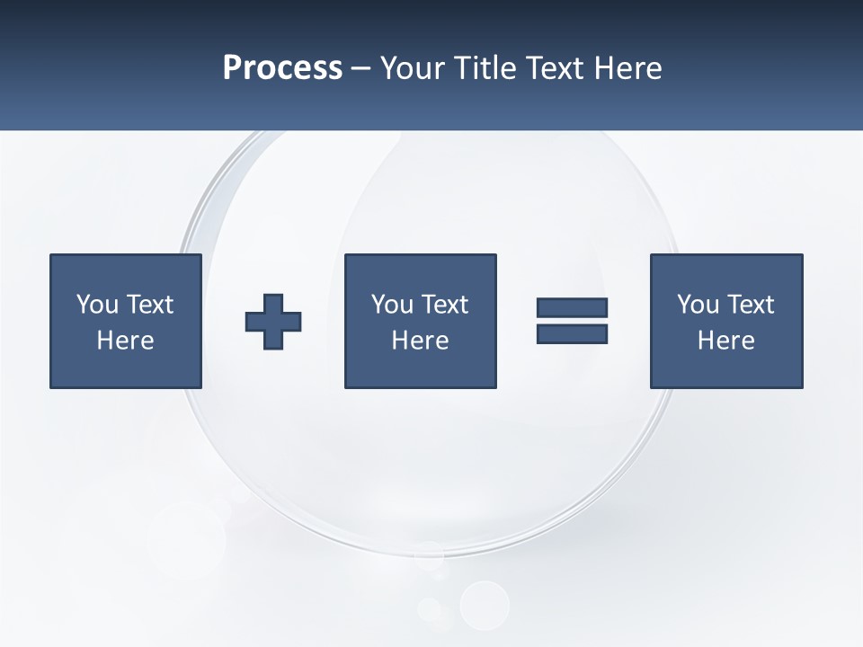 A Glass Ball With A Name Tag On It PowerPoint Template