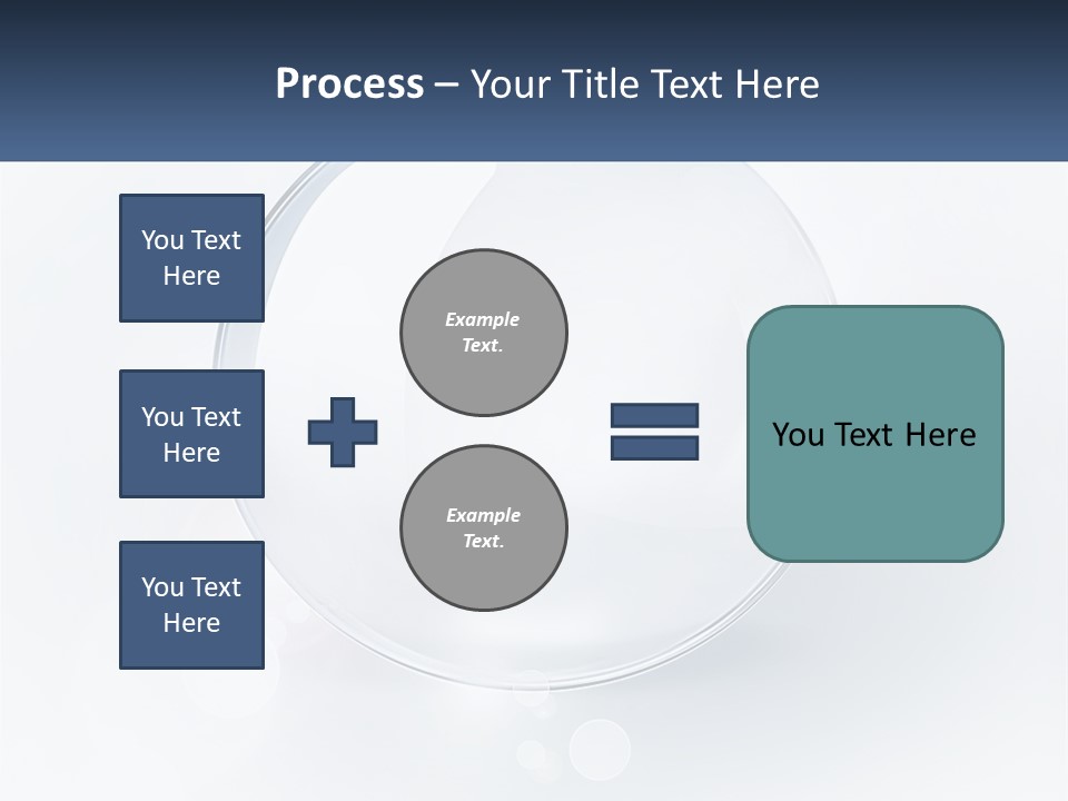 A Glass Ball With A Name Tag On It PowerPoint Template