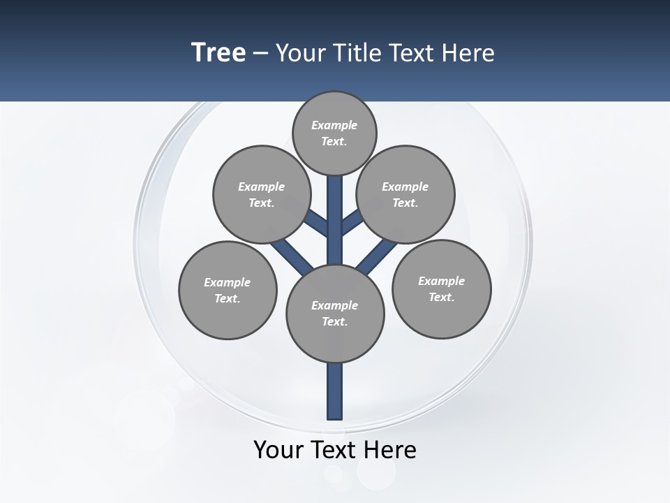 A Glass Ball With A Name Tag On It PowerPoint Template