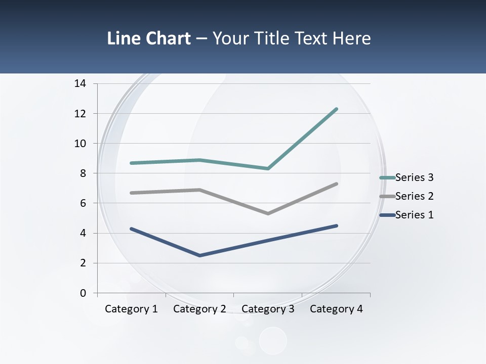 A Glass Ball With A Name Tag On It PowerPoint Template