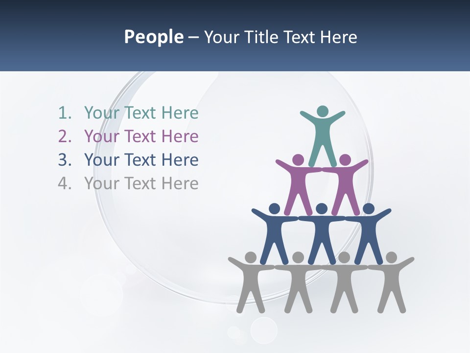 A Glass Ball With A Name Tag On It PowerPoint Template