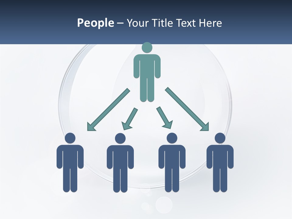 A Glass Ball With A Name Tag On It PowerPoint Template