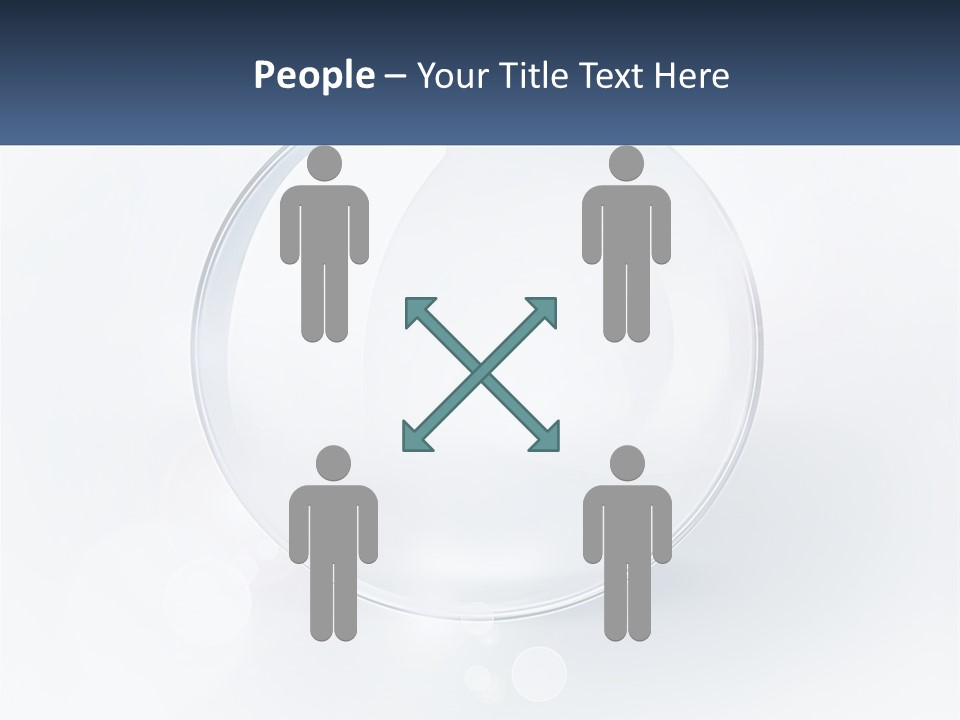 A Glass Ball With A Name Tag On It PowerPoint Template